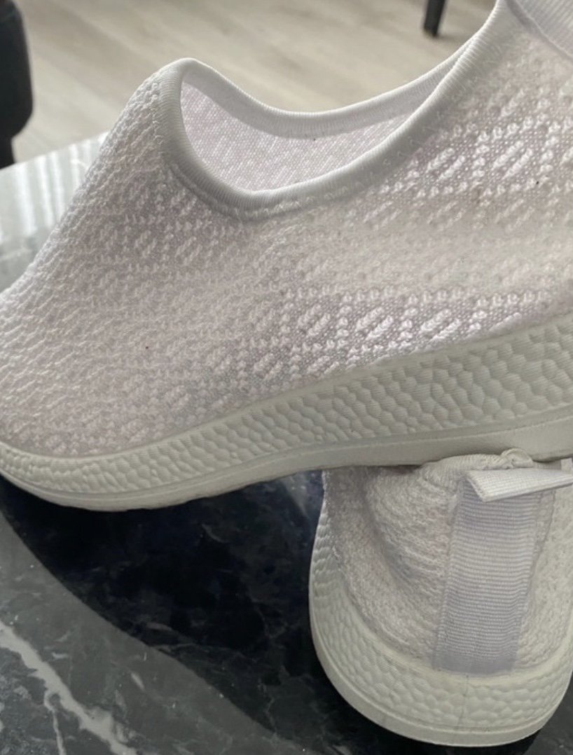 Weiße Slip On Sneaker