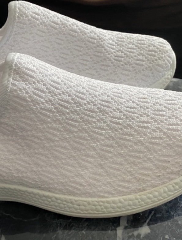 Weiße Slip On Sneaker