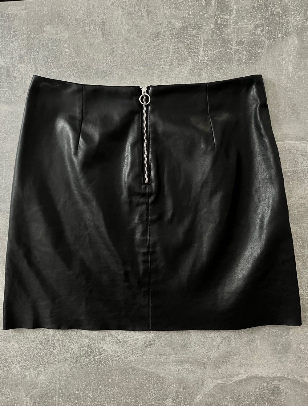 Lederrock Größe 38