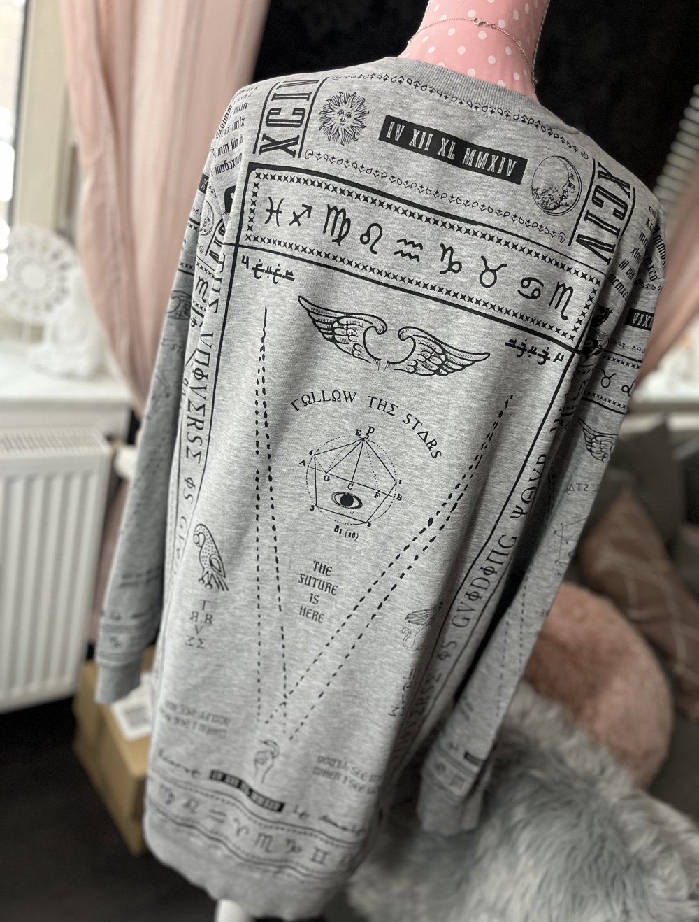 langer Sweatpullover Gr L