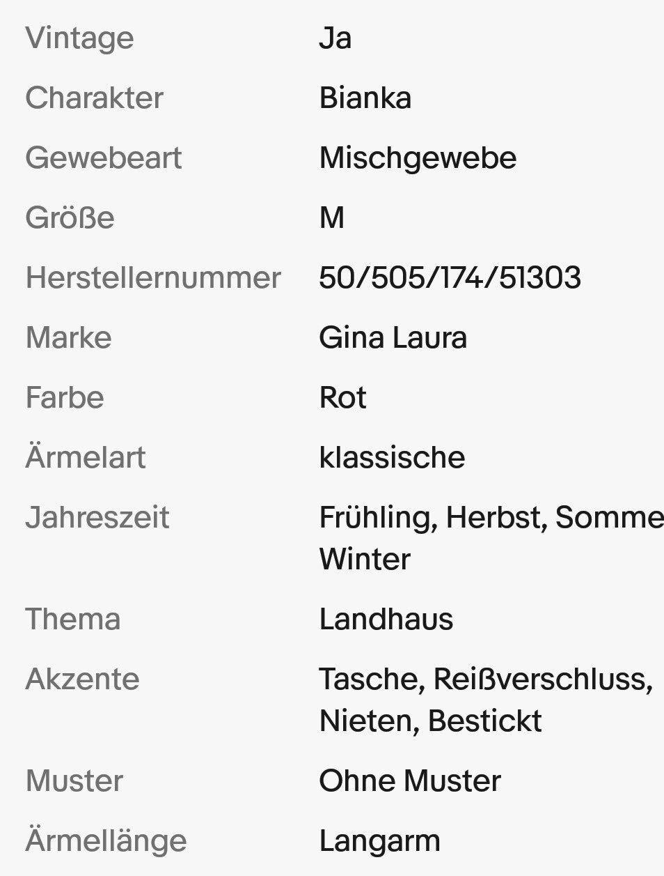 Gina Laura Bluse Gr.M Taschen Reißverschluss Nieten Tragekomfort Neuwertig