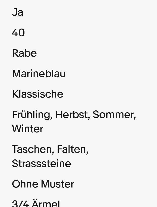 RABE Cardigan Jacket Gr..40 Marineblau Straßsteine Falten Neuwertig