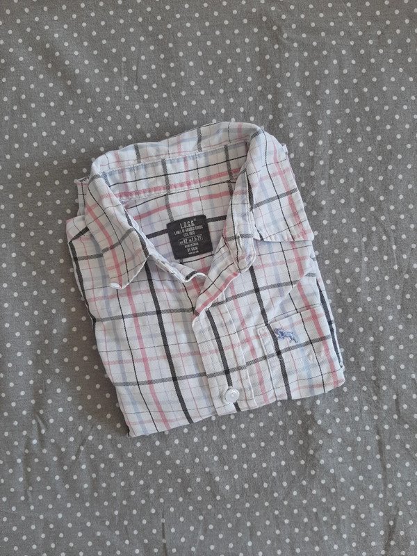 H&M Hemd Gr 92, Langarm,kariert, Baumwolle, Frühling, Herbst, Trachtenhemd