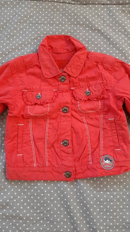 Baby Jacke Gr. 74, von S. Oliver, Frühling Sommer, Übergang, koralle, rot