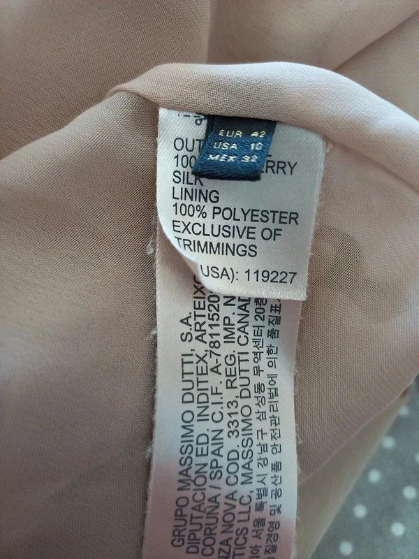 Blogger Massimo Dutti Seiden Rock Gr 36/38/40, S/M/L, nude, beige, Italien, festlich, Frühling