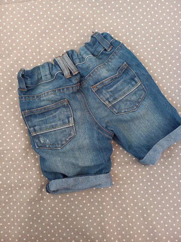 Baby Jeans Shorts Gr 86 von Denim Co, Hose, Boy, Junge, Sommer
