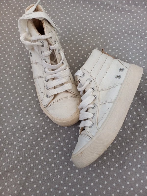 FASHION! Zara Sneakers Gr 30, Schuhe Mädchen Gr 110, 116, 122, Reissverschluss, halbhoch, Frühling, Sommer