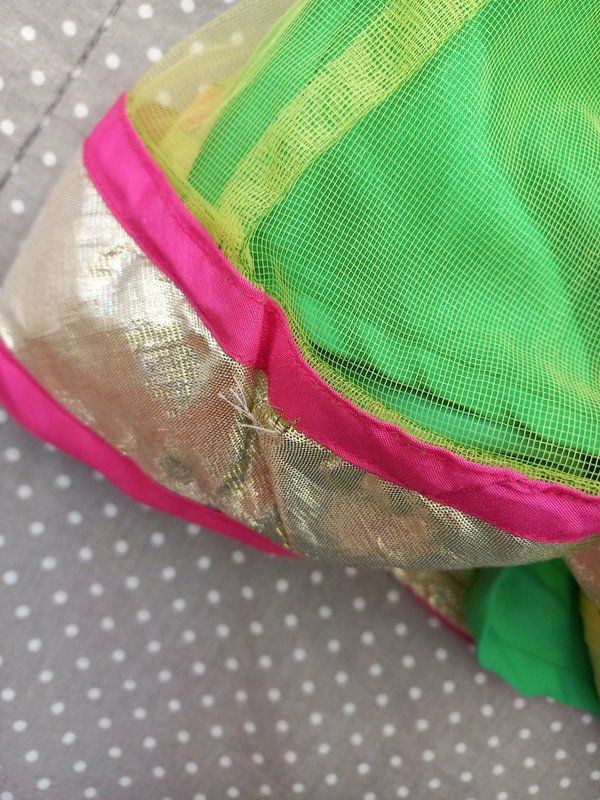 Hippie Bollywood Kostüm Fasching Gr 36/38, S/M, Damen, Karneval