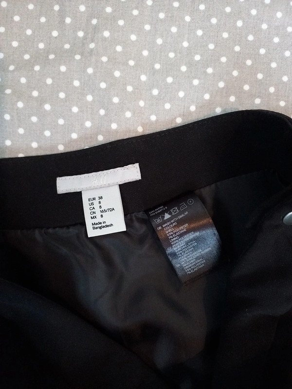 NEUWERTIG! H&M Rock A-Linie Gr M/38, hochwertig, Top Zustand, kurz, schwarz, Casual