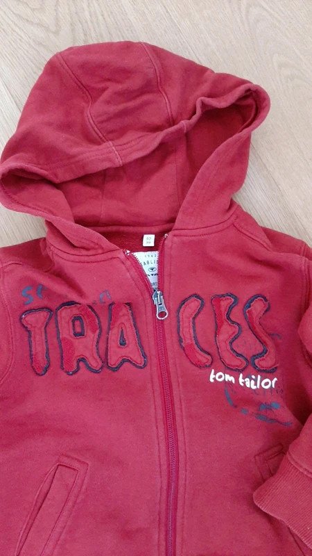 Tom Tailor Sweat Jacke Gr. 92/98 rot, boys, Junge, dunkelrot, Hoodie, Baby