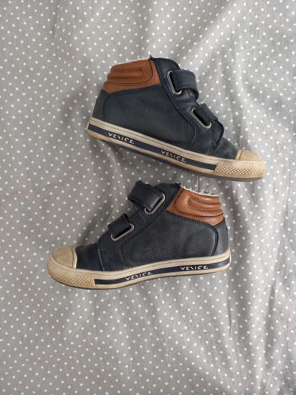 Venice Sneaker Gr 30, Junge, Schuhe, gefüttert mit Sternen, navy, Halbschuhe Herbst
