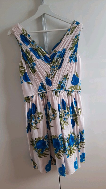 NEUWERTIG! Sommerkleid von Boden Gr 38, M, Damen Kleid, festlich floral rose Vintage Style 1950er 1960er