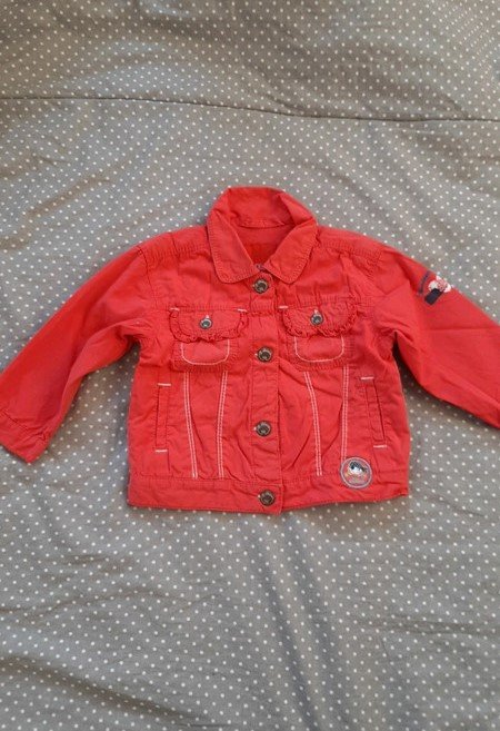 Baby Jacke Gr. 74, von S. Oliver, Frühling Sommer, Übergang, koralle, rot