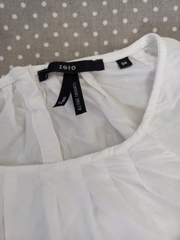 Zero Bluse Gr XS, 34, Damen, weiss, festlich, Casual, Kurzarm