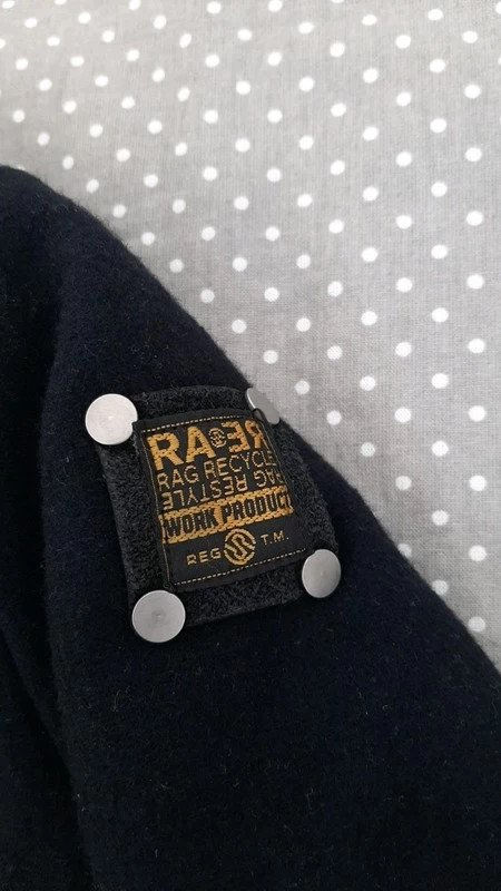 TOP ZUSTAND! Übergangs Jacke Ra-Re Rag Recycle Gr 116 Kurzmantel, Junge, navy Herbst Cabanjacke italienisch Luxus
