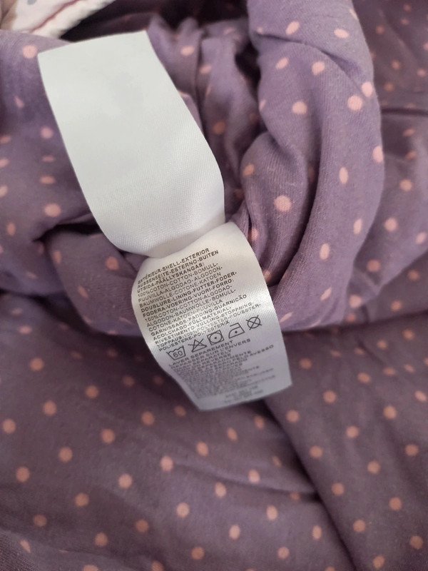 Vertbaudet Schlafsack warm Gr 92/98, rose, dots, Punkte, Herbst, Winter, Übergang