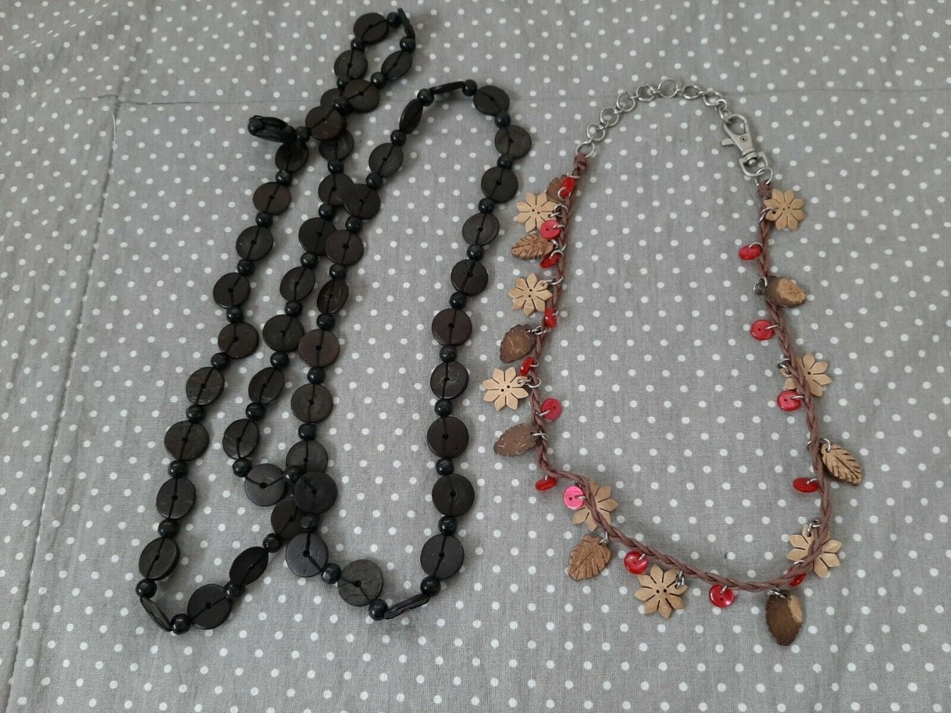 TOP! Holzkette, Modeschmuck, Ethno, Dirndl Tracht Schmuck Herbst, Volksfest, alternativ, Öko