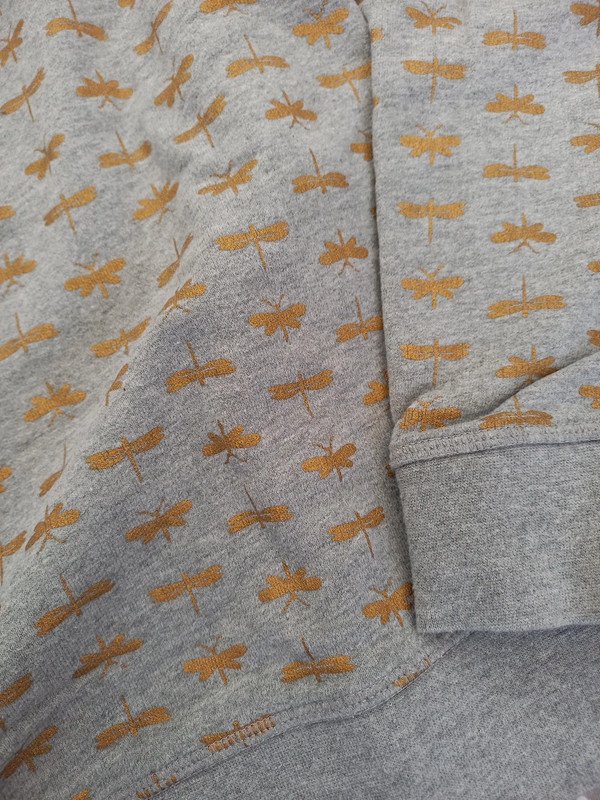 Boden Sweat Pullover Gr 36/S, Damen, grau, gold, Herbst, Winter