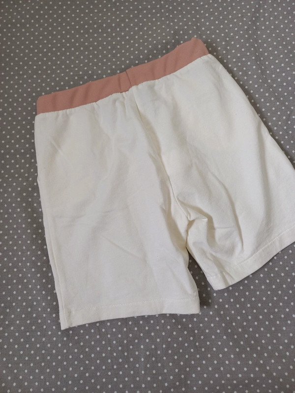 Little Ones Shorts Gr 134/140 Mädchen, creme, Sweat Hose, Sommer