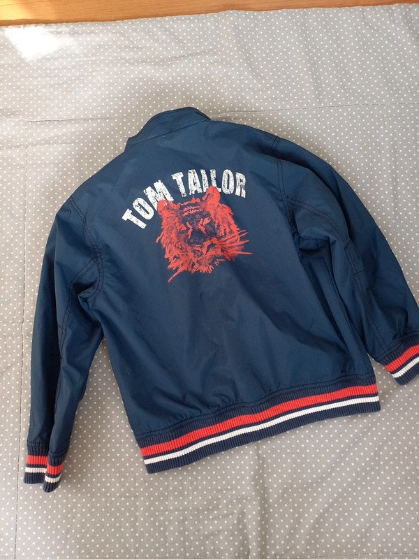 Tom Tailor Übergang Jacke Gr 128, 134, Junge, marine blau, navy wasserfest, Frühling, Herbst, Sommer