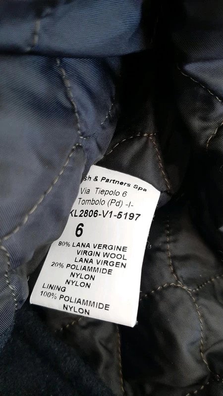 TOP ZUSTAND! Übergangs Jacke Ra-Re Rag Recycle Gr 116 Kurzmantel, Junge, navy Herbst Cabanjacke italienisch Luxus