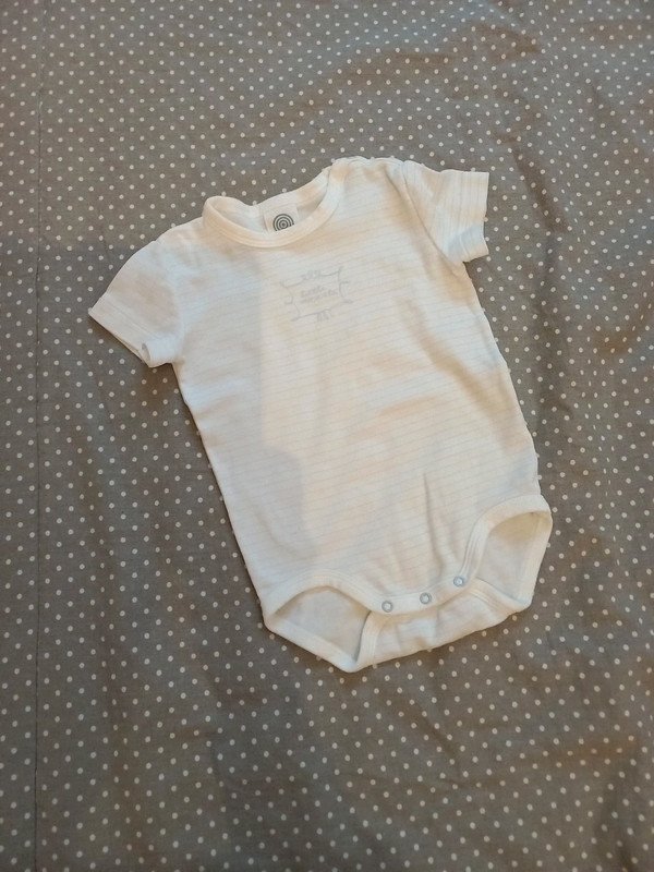 Sanetta Einteiler Gr 62, Baby, Body, Junge, Mädchen little miracle, blau, weiss, Ringel