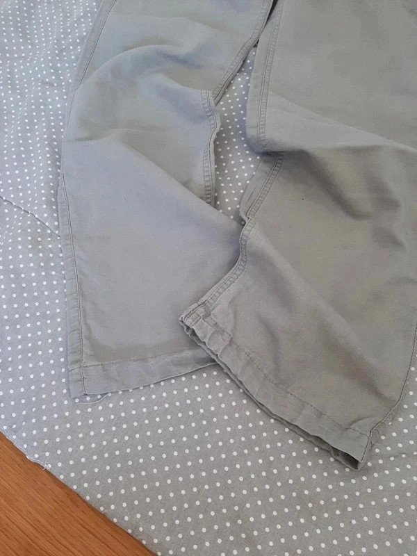 H&M Leinen Umstandshose Gr 36, S, Damen, Mama, Baby, Schwangerschaft, Hose