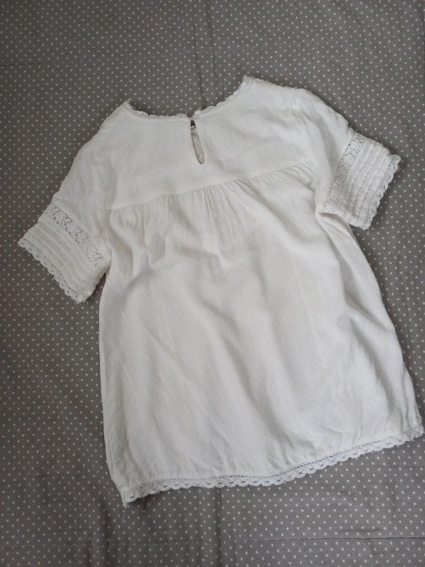 Mulaya Shirt Gr S/M, 36/38, Damen, Bluse, Vintage, Spanien, Spitze, Nostalgisch