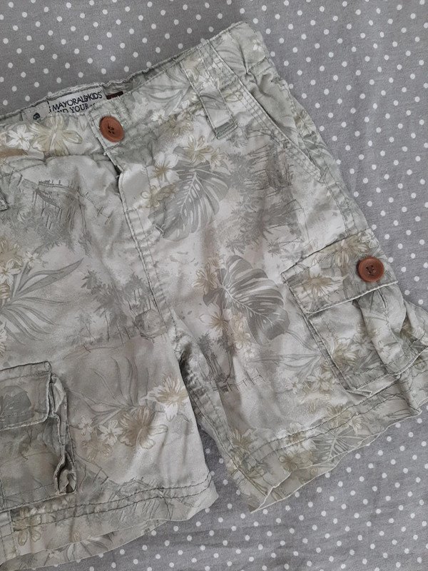 TOP! Mayoral Shorts Gr 92, kurze Hose, Safari, Chino, Stoff, Bermuda, Junge, beige, Stoff, boy