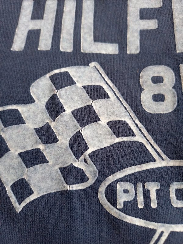 Tommy Hilfiger Shirt Gr 128, Junge, navy, Samtprint, blau, T-Shirt, Sommer