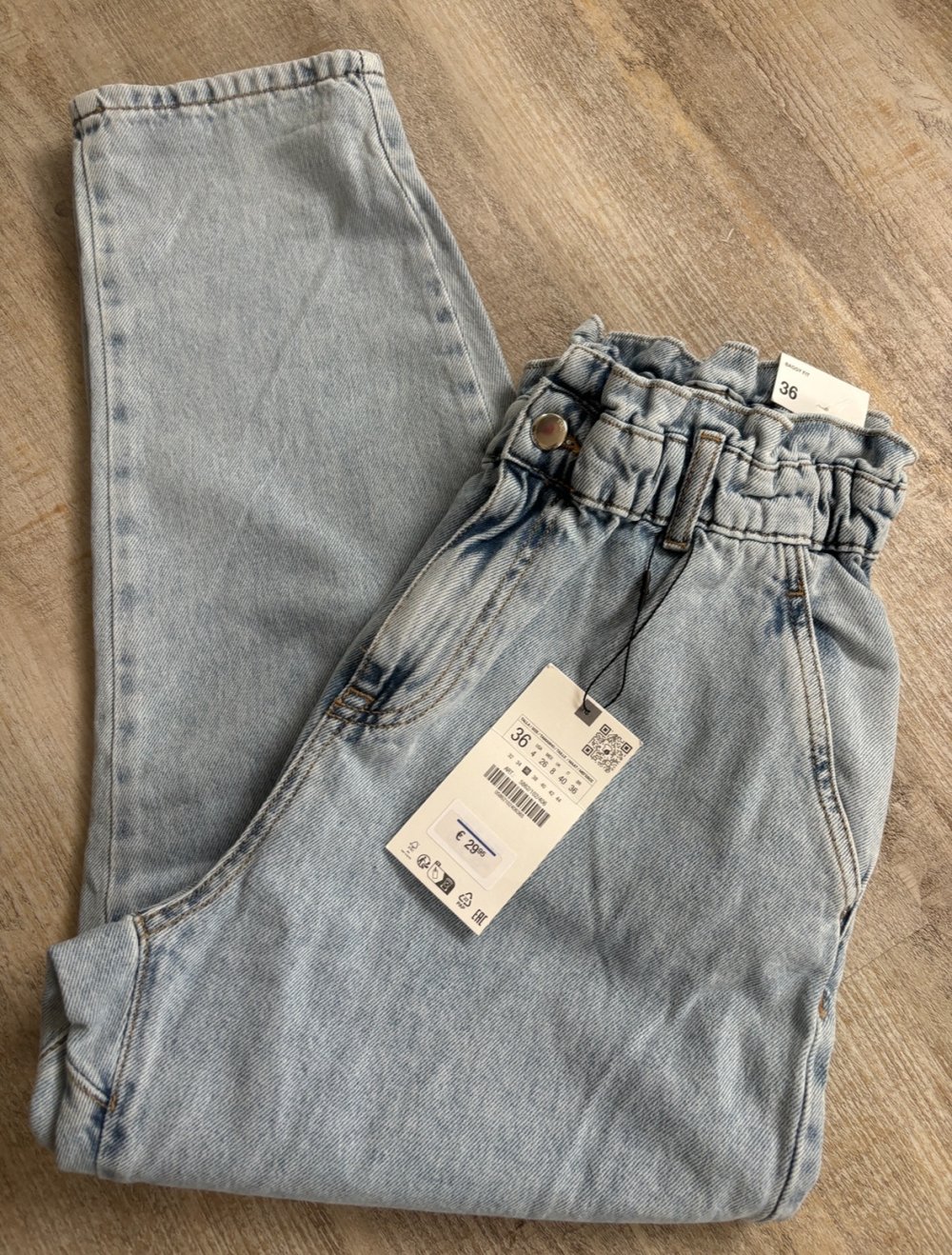baggy straight fit Jeans zara