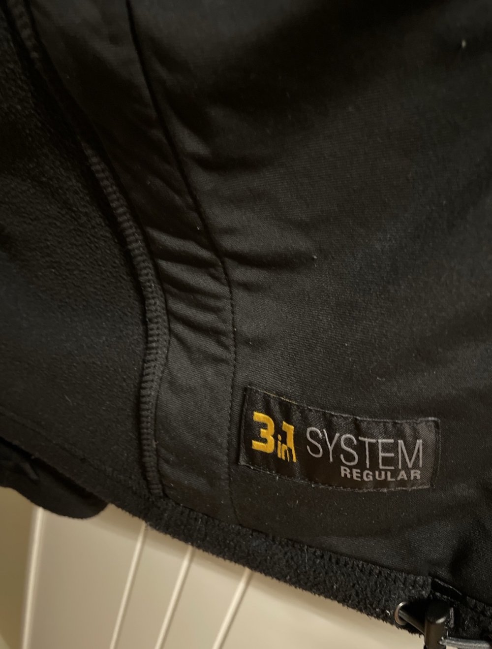 Jacke schwarz Jack Wolfskin 3in1