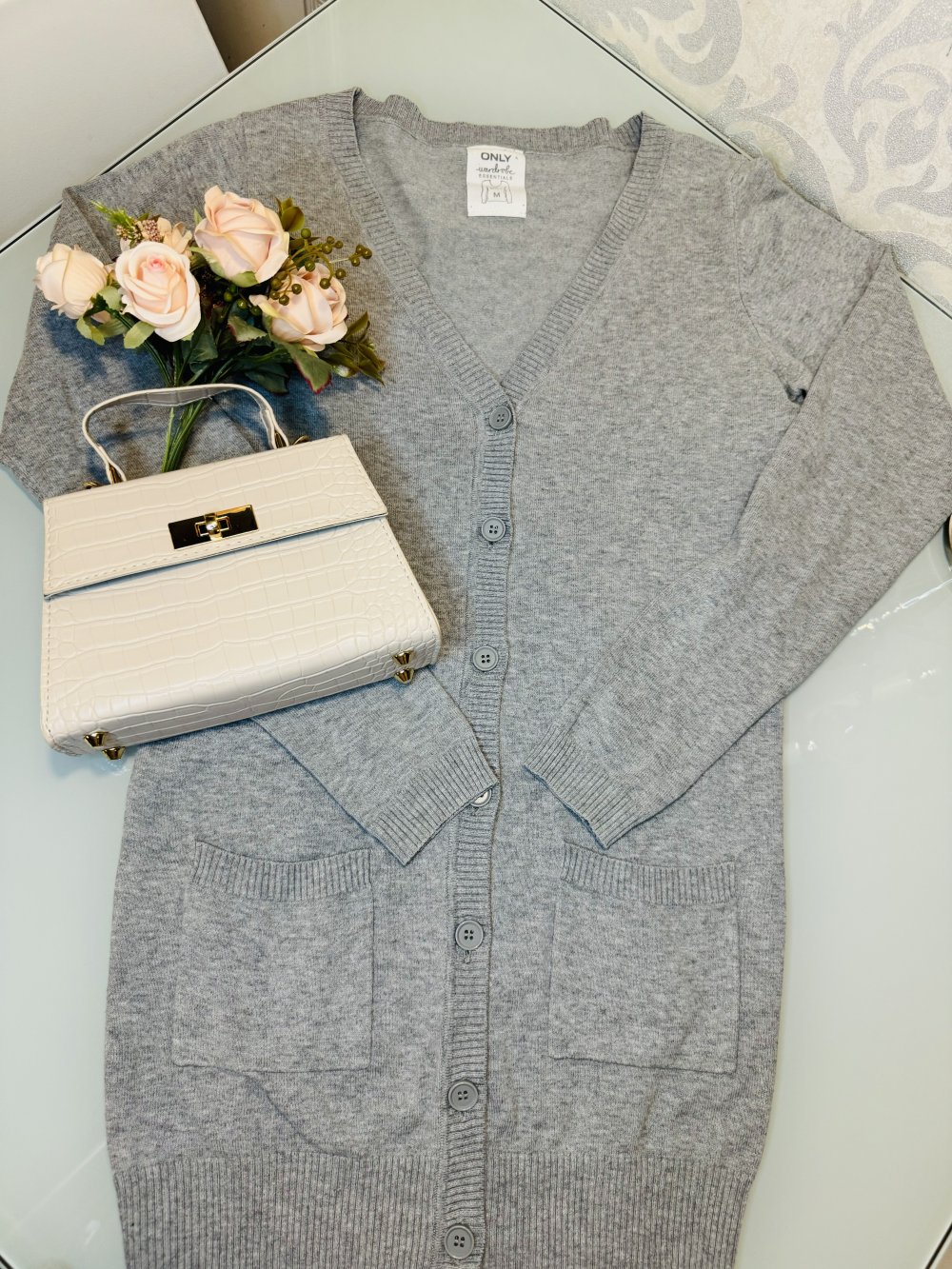 Schöner Pullover Strickjacke Strick Jacke Wardrobe Essentials Only M Knöpfe