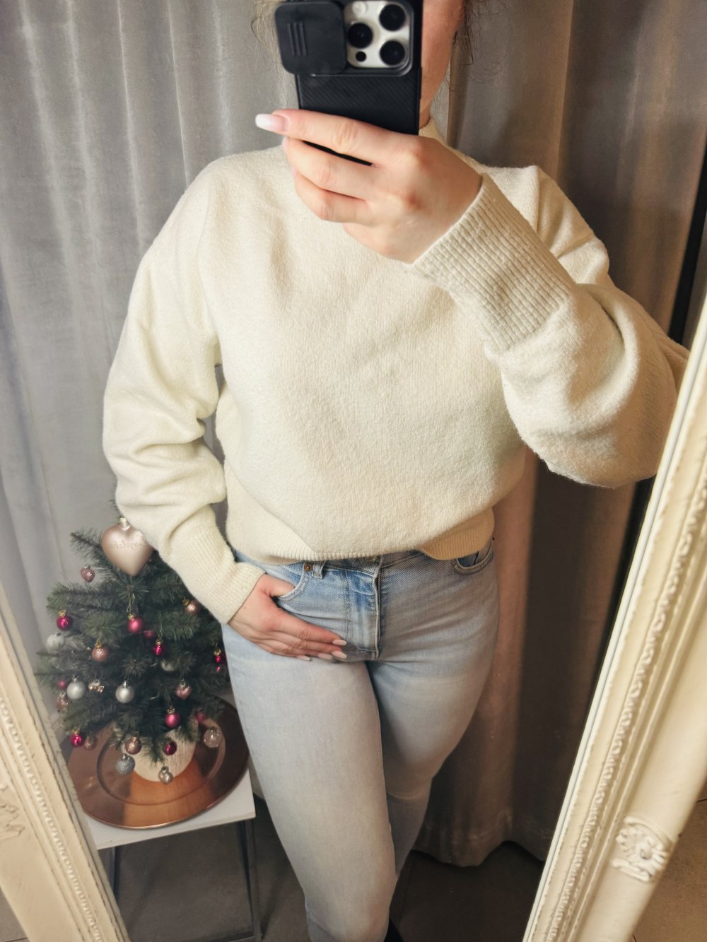 Schöner Damen Pullover Rollkragenpullover Rollkragen Weiß 36 S Strickpullover & Other Stories