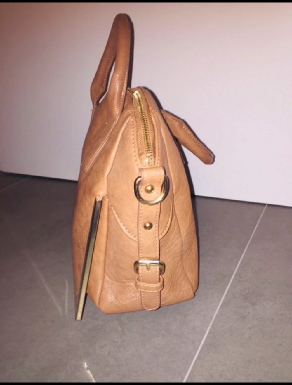 Schöne Damen Tasche Bag Tragetasche Schultertasche Geige Gold Elegant Judtfab