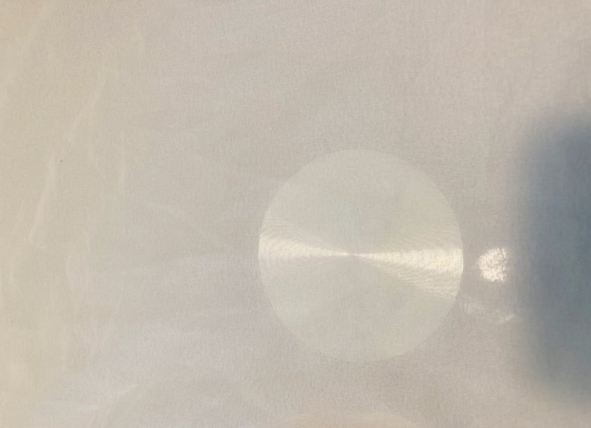 Schöne Halstücher Halstuch Chiffon Leo Weiß Gepunktet Optik 3er Luftiger Schal