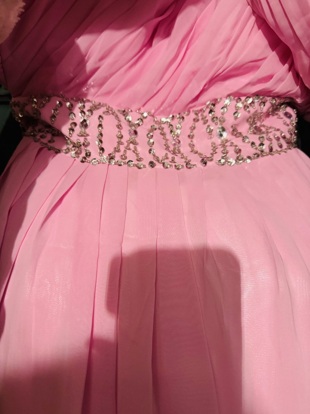 Schönes Maxikleid Kleid A-Linie Pailletten Rückenfrei Ballkleid Hochzeitskleid