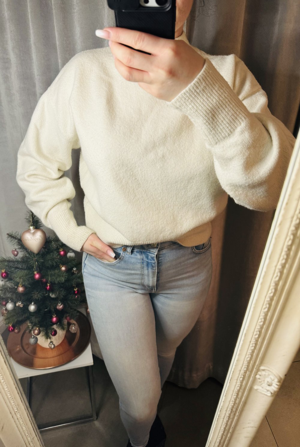 Schöner Damen Pullover Rollkragenpullover Rollkragen Weiß 36 S Strickpullover & Other Stories