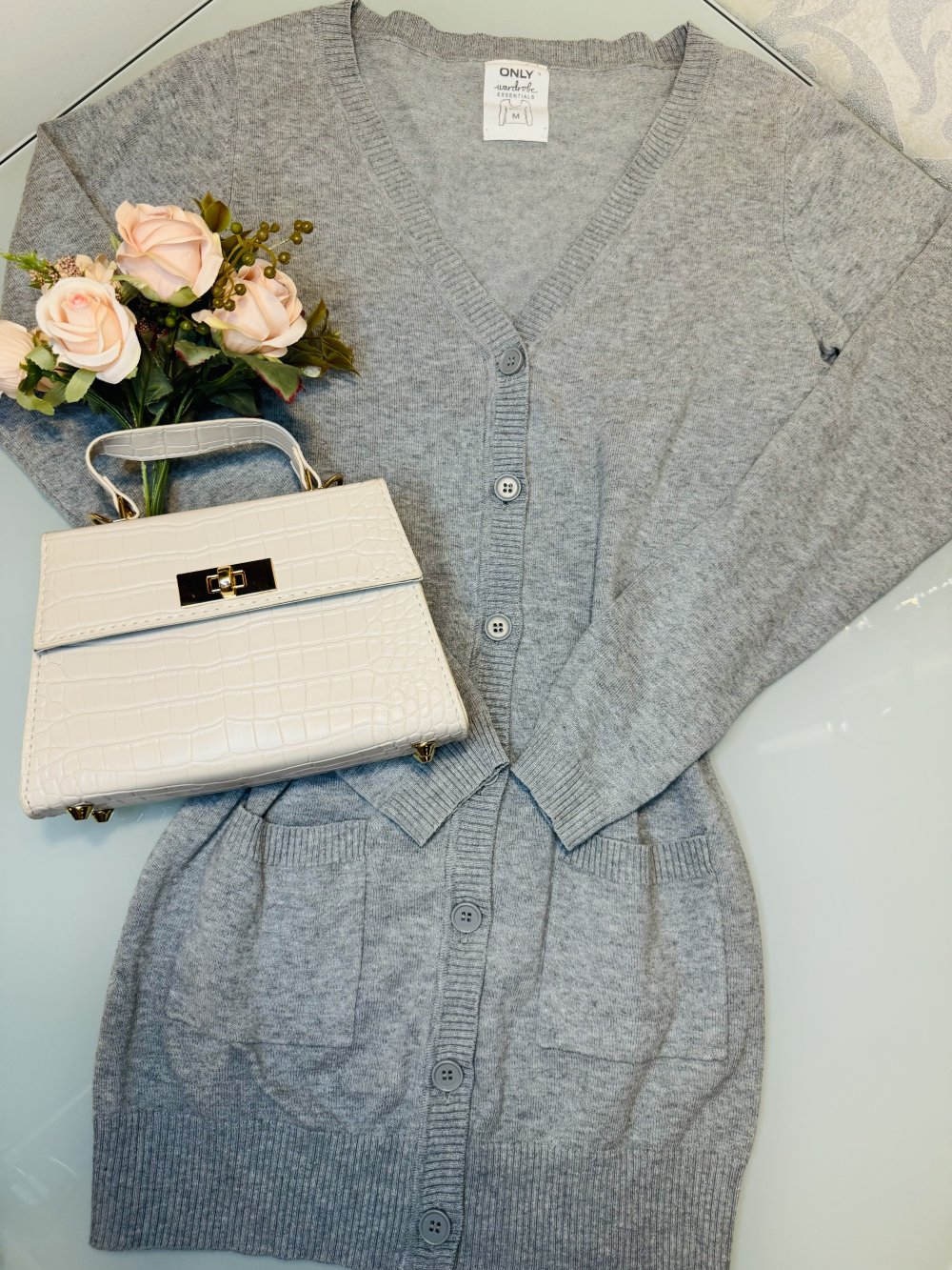 Schöner Pullover Strickjacke Strick Jacke Wardrobe Essentials Only M Knöpfe