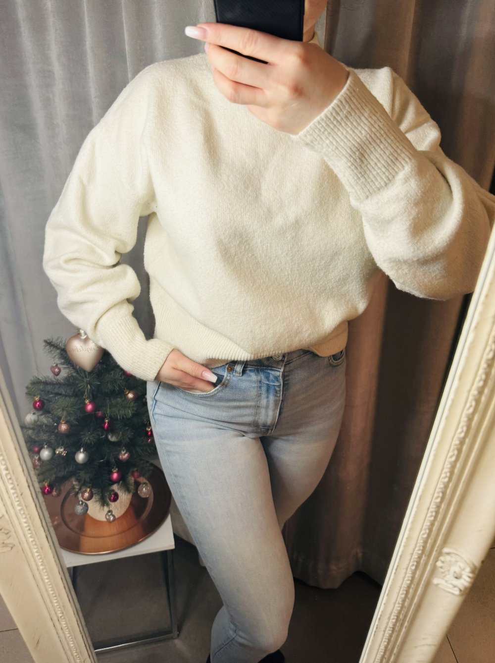 Schöner Damen Pullover Rollkragenpullover Rollkragen Weiß 36 S Strickpullover & Other Stories