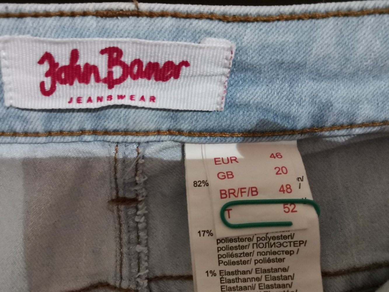 Jeans von John Baner (Gr. 46)