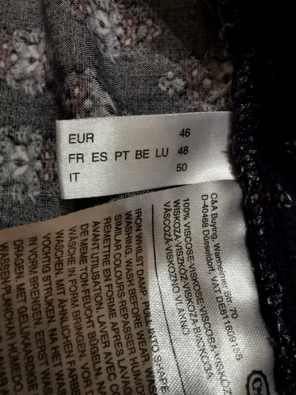 Stoffhose von C&A (Gr. 46)