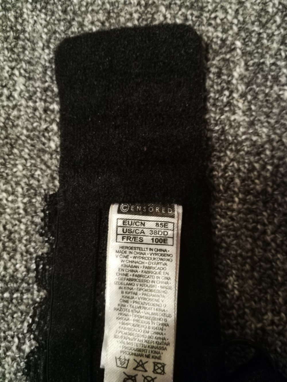 grauer BH (Gr. 85 E)