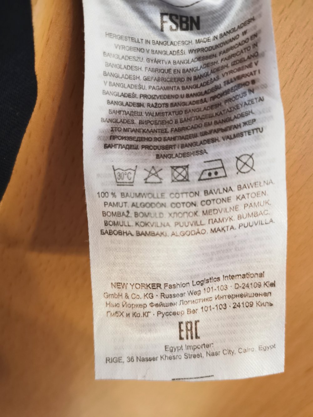 T-Shirt vom New Yorker (Gr. XL)