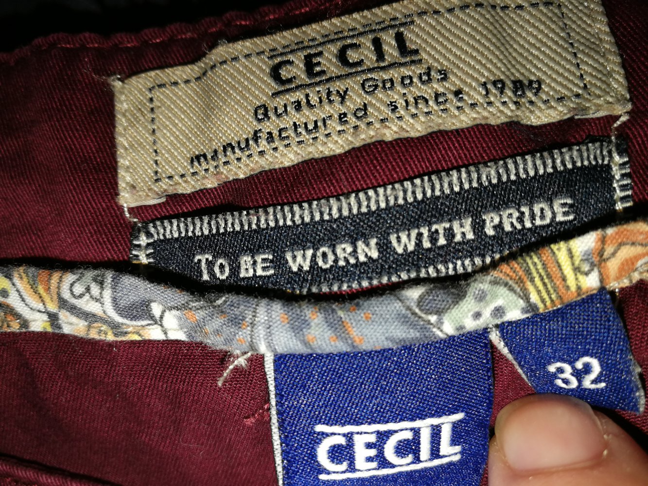 Chinohose von Cecil (Gr. 32)