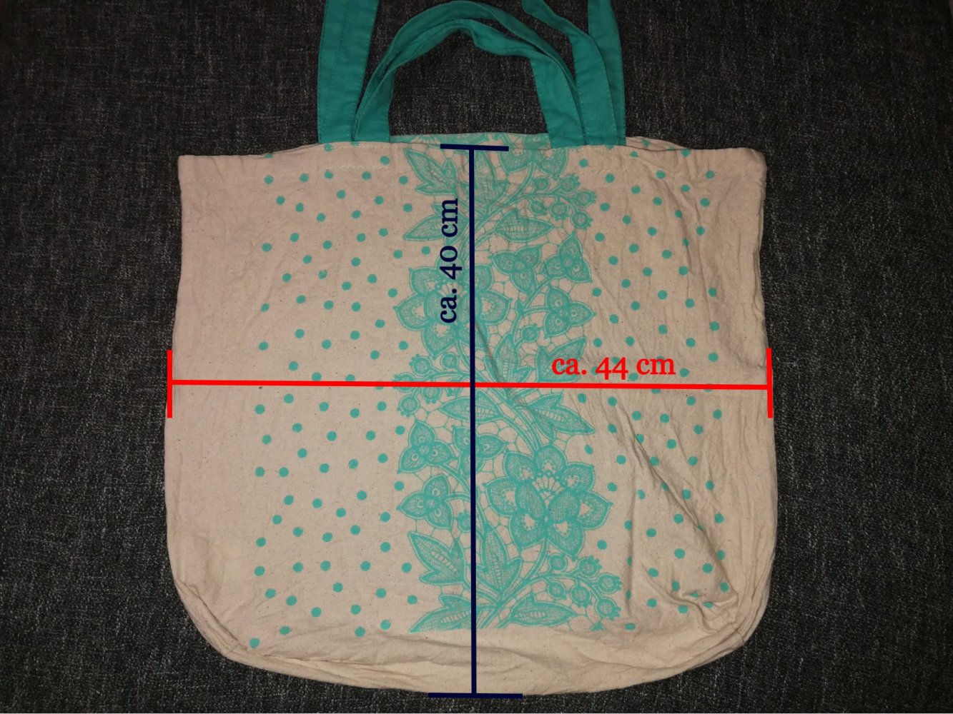 Stoffbeutel mit Muster