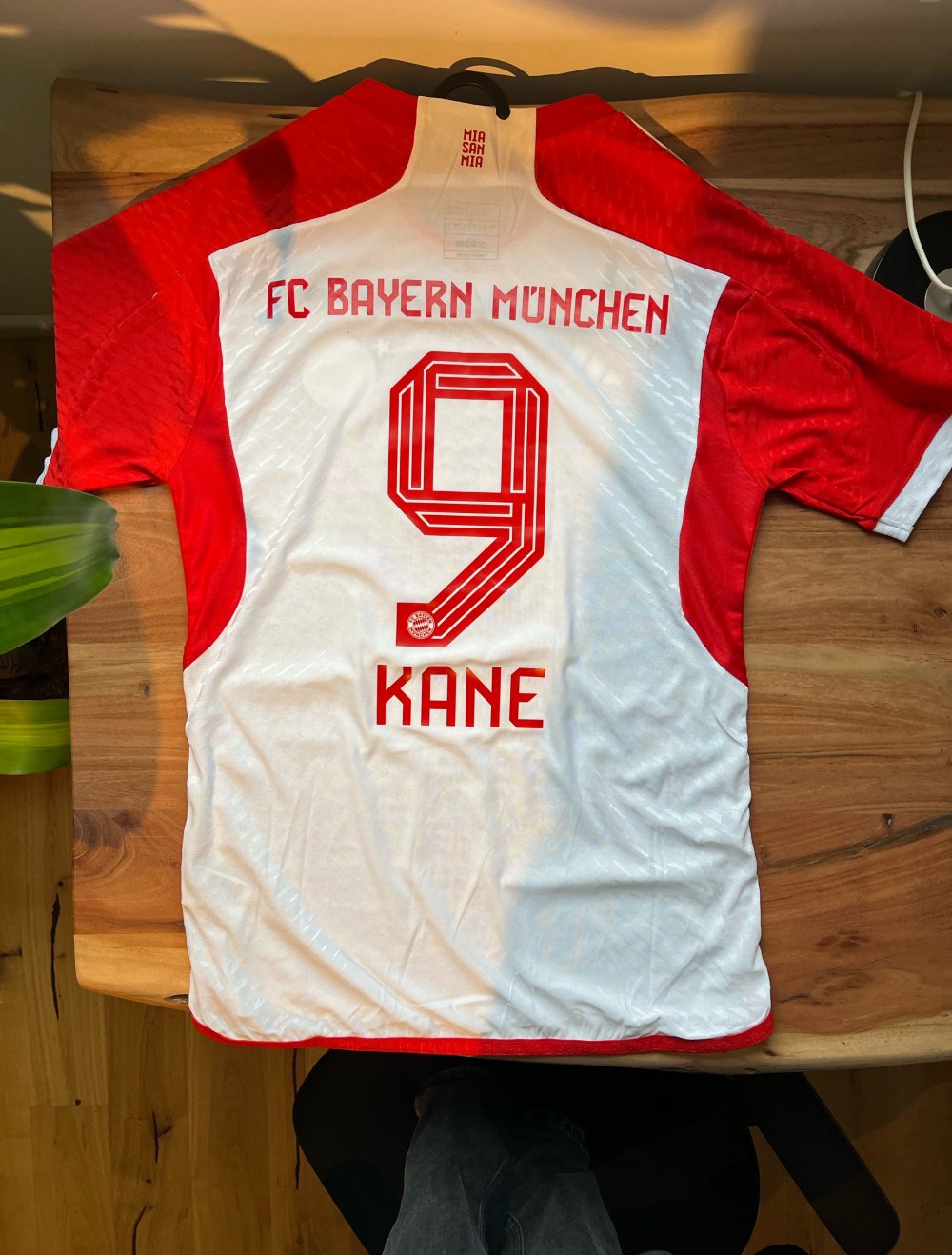 FC Bayern Authentic Trikot mit Kane Flock