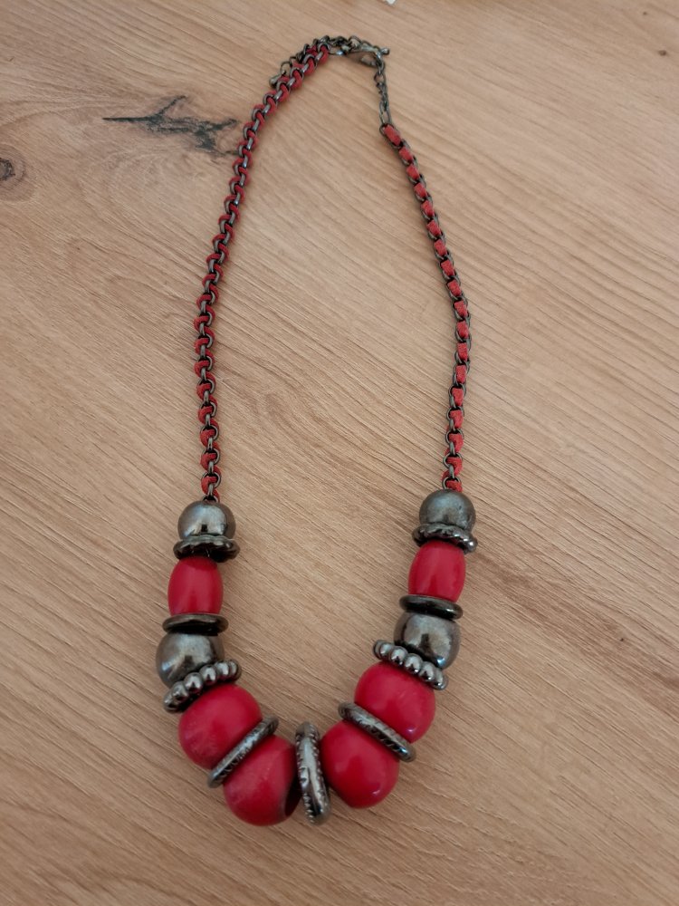  Perlen Kette - Kugeln Schmuck 