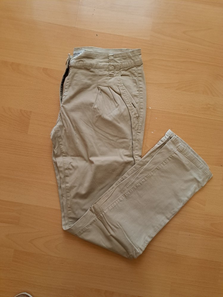 Cargo Hose Gr. 36 beige Clockhouse