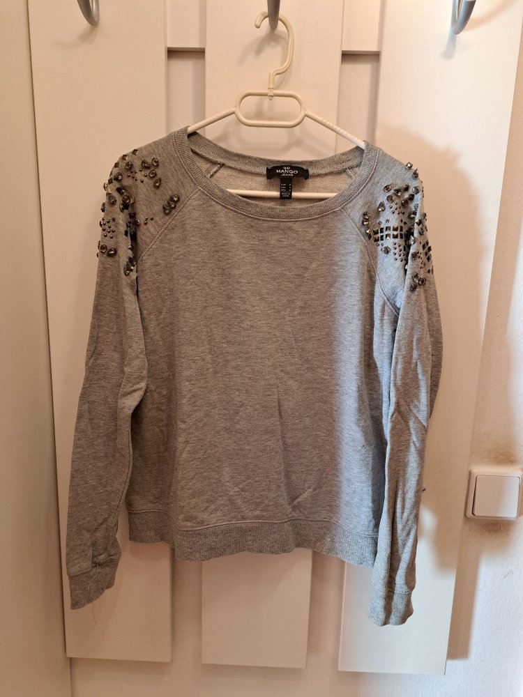 Mango Sweater Gr. 38 Pailetten Pullover